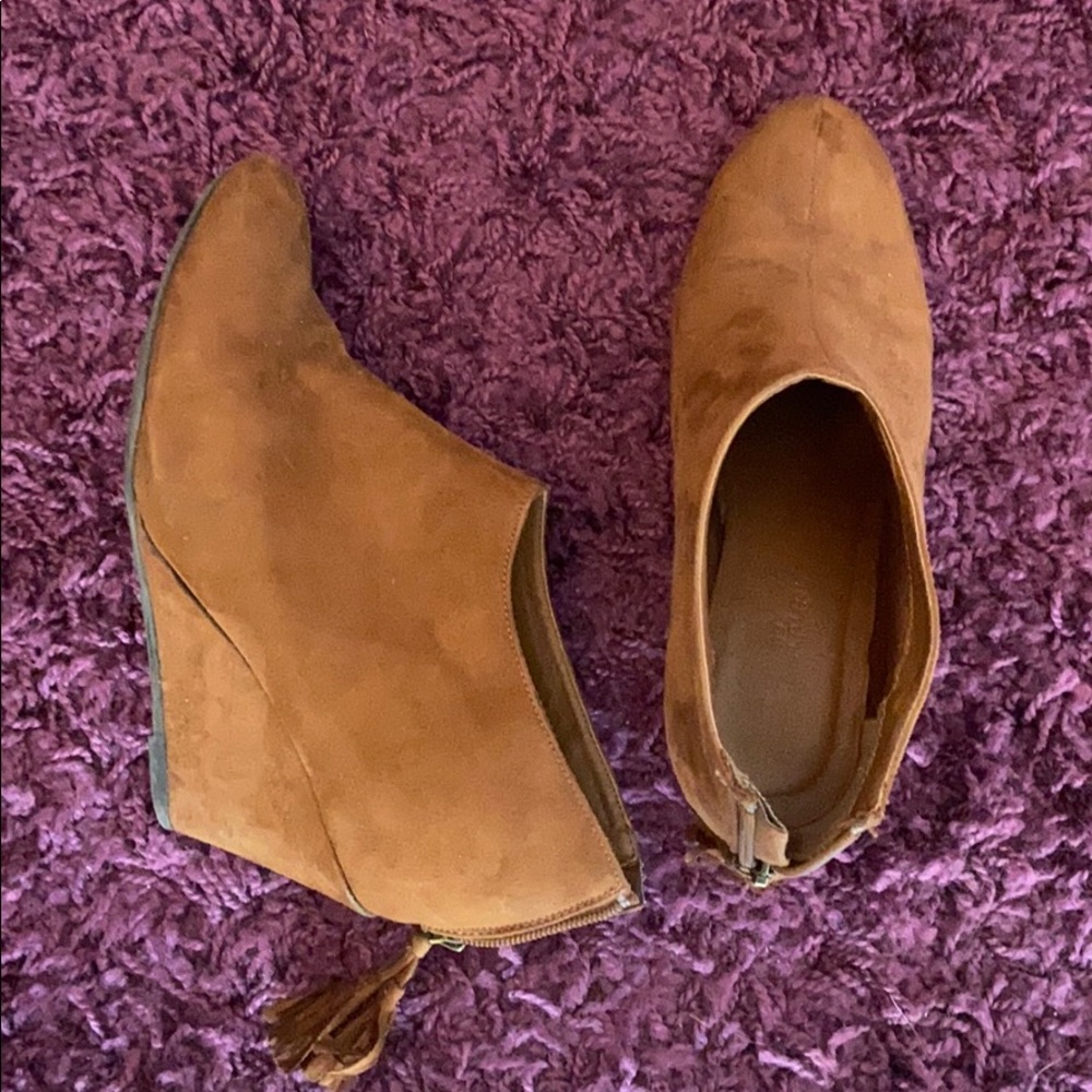 Suede Ankle Booties